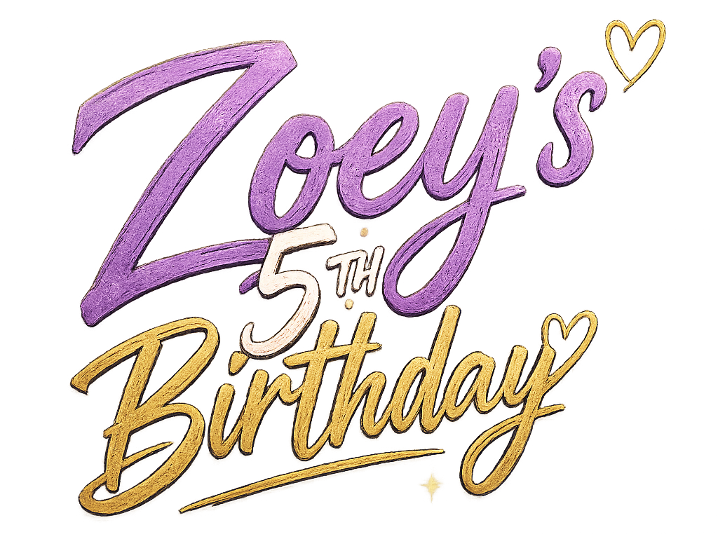 Zoey's 5th Birthday